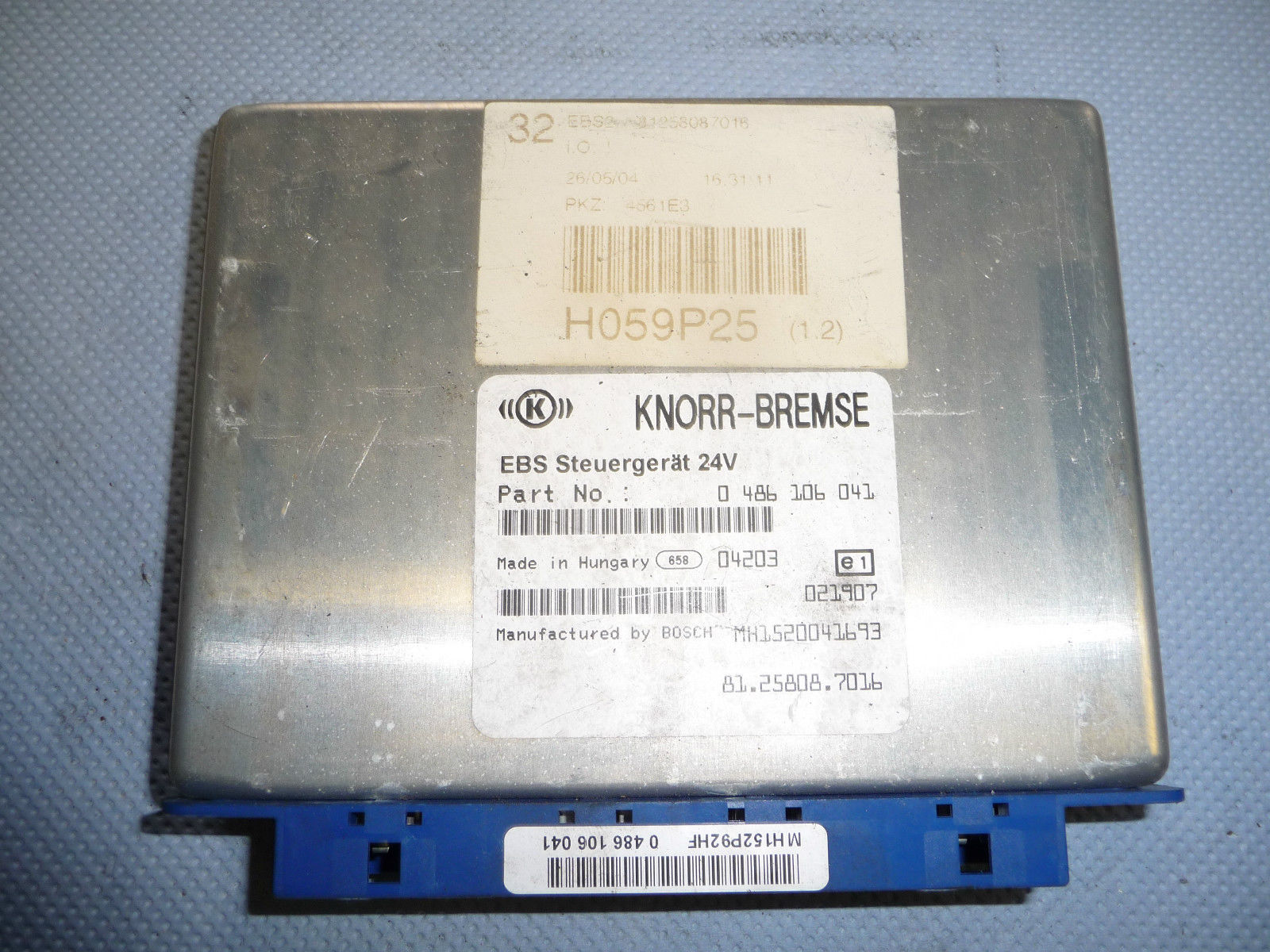 MAN EBS electronic control unit 81.25808-7016 (81258087016)